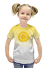 Заказать детскую футболку в Москве. Футболка с полной запечаткой для девочек Летнее настроение. от DEPALL - готовые дизайны и нанесение принтов.