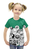 Заказать детскую футболку в Москве. Футболка с полной запечаткой для девочек TrollFace от Арам Тахмазян - готовые дизайны и нанесение принтов.