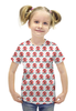 Заказать детскую футболку в Москве. Футболка с полной запечаткой для девочек БЕЗ БАБ! от DESIGNER   - готовые дизайны и нанесение принтов.