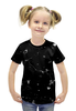 Заказать детскую футболку в Москве. Футболка с полной запечаткой для девочек Мрамор от anomalica - готовые дизайны и нанесение принтов.