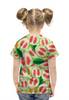 Заказать детскую футболку в Москве. Футболка с полной запечаткой для девочек Цитрусовый фрэш от IrinkaArt  - готовые дизайны и нанесение принтов.