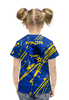 Заказать детскую футболку в Москве. Футболка с полной запечаткой для девочек FORTNITE NINJA от geekbox - готовые дизайны и нанесение принтов.