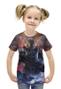 Заказать детскую футболку в Москве. Футболка с полной запечаткой для девочек Halo  от aleks_say - готовые дизайны и нанесение принтов.