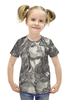 Заказать детскую футболку в Москве. Футболка с полной запечаткой для девочек Валькирия от Иван - готовые дизайны и нанесение принтов.