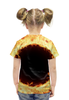 Заказать детскую футболку в Москве. Футболка с полной запечаткой для девочек Пламя от Andrew Zaycev - готовые дизайны и нанесение принтов.
