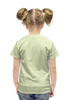 Заказать детскую футболку в Москве. Футболка с полной запечаткой для девочек Дед мороз на байке от denis01001 - готовые дизайны и нанесение принтов.
