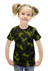 Заказать детскую футболку в Москве. Футболка с полной запечаткой для девочек camouflage color от THE_NISE  - готовые дизайны и нанесение принтов.