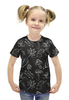 Заказать детскую футболку в Москве. Футболка с полной запечаткой для девочек Рустик от Franka  - готовые дизайны и нанесение принтов.