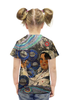 Заказать детскую футболку в Москве. Футболка с полной запечаткой для девочек продавец икры от Alexandra Belyavskaya - готовые дизайны и нанесение принтов.