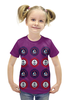 Заказать детскую футболку в Москве. Футболка с полной запечаткой для девочек Морская тема  от ПРИНТЫ ПЕЧАТЬ  - готовые дизайны и нанесение принтов.