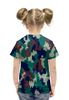 Заказать детскую футболку в Москве. Футболка с полной запечаткой для девочек Пиксельный камуфляж от THE_NISE  - готовые дизайны и нанесение принтов.