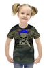 Заказать детскую футболку в Москве. Футболка с полной запечаткой для девочек ВДВ !!! от Алексс Неро - готовые дизайны и нанесение принтов.