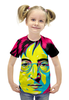Заказать детскую футболку в Москве. Футболка с полной запечаткой для девочек Джон Леннон от Виктор Гришин - готовые дизайны и нанесение принтов.