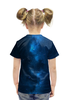Заказать детскую футболку в Москве. Футболка с полной запечаткой для девочек Млечный путь от Виктор Гришин - готовые дизайны и нанесение принтов.
