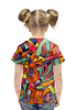 Заказать детскую футболку в Москве. Футболка с полной запечаткой для девочек FWE`11ECCCJJ от Vadim Koval - готовые дизайны и нанесение принтов.