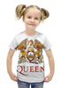 Заказать детскую футболку в Москве. Футболка с полной запечаткой для девочек Queen от konstantin-ishhukov - готовые дизайны и нанесение принтов.