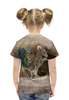 Заказать детскую футболку в Москве. Футболка с полной запечаткой для девочек Крыса-птичка от hontor - готовые дизайны и нанесение принтов.