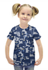 Заказать детскую футболку в Москве. Футболка с полной запечаткой для девочек ☋CatsDogs...☋ от balden - готовые дизайны и нанесение принтов.