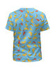 Заказать детскую футболку в Москве. Футболка с полной запечаткой для девочек Бананы и фламинго от valezar - готовые дизайны и нанесение принтов.