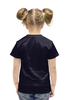 Заказать детскую футболку в Москве. Футболка с полной запечаткой для девочек Лев зодиак от advai - готовые дизайны и нанесение принтов.