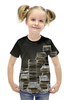 Заказать детскую футболку в Москве. Футболка с полной запечаткой для девочек Money от THE_NISE  - готовые дизайны и нанесение принтов.