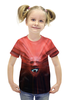 Заказать детскую футболку в Москве. Футболка с полной запечаткой для девочек Вампир от ПРИНТЫ ПЕЧАТЬ  - готовые дизайны и нанесение принтов.