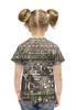 Заказать детскую футболку в Москве. Футболка с полной запечаткой для девочек FG345GH от Vadim Koval - готовые дизайны и нанесение принтов.