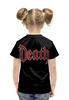 Заказать детскую футболку в Москве. Футболка с полной запечаткой для девочек Death Art от Leichenwagen - готовые дизайны и нанесение принтов.