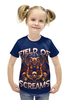 Заказать детскую футболку в Москве. Футболка с полной запечаткой для девочек Field of screams  от ПРИНТЫ ПЕЧАТЬ  - готовые дизайны и нанесение принтов.