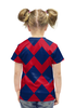 Заказать детскую футболку в Москве. Футболка с полной запечаткой для девочек Цветные ромбы от THE_NISE  - готовые дизайны и нанесение принтов.