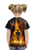 Заказать детскую футболку в Москве. Футболка с полной запечаткой для девочек Terminator от skynatural - готовые дизайны и нанесение принтов.