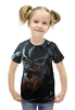 Заказать детскую футболку в Москве. Футболка с полной запечаткой для девочек Монстр (Hellgate) от gamesta - готовые дизайны и нанесение принтов.