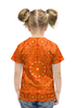 Заказать детскую футболку в Москве. Футболка с полной запечаткой для девочек Апельсины от gopotol - готовые дизайны и нанесение принтов.