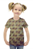 Заказать детскую футболку в Москве. Футболка с полной запечаткой для девочек Абстракция от icase - готовые дизайны и нанесение принтов.