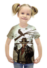 Заказать детскую футболку в Москве. Футболка с полной запечаткой для девочек Стрелок  от ПРИНТЫ ПЕЧАТЬ  - готовые дизайны и нанесение принтов.