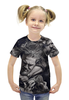 Заказать детскую футболку в Москве. Футболка с полной запечаткой для девочек Сыны анархии от футбы - готовые дизайны и нанесение принтов.
