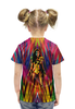 Заказать детскую футболку в Москве. Футболка с полной запечаткой для девочек Чудо-Женщина от skynatural - готовые дизайны и нанесение принтов.
