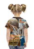 Заказать детскую футболку в Москве. Футболка с полной запечаткой для девочек Карты по-собачьи от Виктор Гришин - готовые дизайны и нанесение принтов.