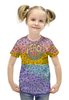 Заказать детскую футболку в Москве. Футболка с полной запечаткой для девочек Flower child от Andy Quarry - готовые дизайны и нанесение принтов.