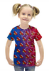 Заказать детскую футболку в Москве. Футболка с полной запечаткой для девочек Brawl Stars от balden - готовые дизайны и нанесение принтов.