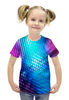 Заказать детскую футболку в Москве. Футболка с полной запечаткой для девочек Абстрактный узор от THE_NISE  - готовые дизайны и нанесение принтов.