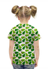 Заказать детскую футболку в Москве. Футболка с полной запечаткой для девочек Елки  от FireFoxa - готовые дизайны и нанесение принтов.