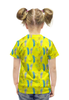 Заказать детскую футболку в Москве. Футболка с полной запечаткой для девочек перья от THE_NISE  - готовые дизайны и нанесение принтов.