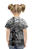 Заказать детскую футболку в Москве. Футболка с полной запечаткой для девочек "Старое дерево" от Максим Кашин - готовые дизайны и нанесение принтов.
