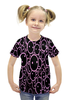 Заказать детскую футболку в Москве. Футболка с полной запечаткой для девочек Круги от THE_NISE  - готовые дизайны и нанесение принтов.