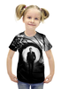 Заказать детскую футболку в Москве. Футболка с полной запечаткой для девочек Skyfall 007 от skynatural - готовые дизайны и нанесение принтов.