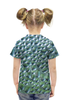Заказать детскую футболку в Москве. Футболка с полной запечаткой для девочек Капли от THE_NISE  - готовые дизайны и нанесение принтов.