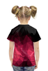 Заказать детскую футболку в Москве. Футболка с полной запечаткой для девочек Объемный узор от THE_NISE  - готовые дизайны и нанесение принтов.