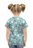 Заказать детскую футболку в Москве. Футболка с полной запечаткой для девочек Воздушный зефир от THE_NISE  - готовые дизайны и нанесение принтов.