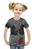 Заказать детскую футболку в Москве. Футболка с полной запечаткой для девочек Angel or Demon от Pinky-Winky - готовые дизайны и нанесение принтов.